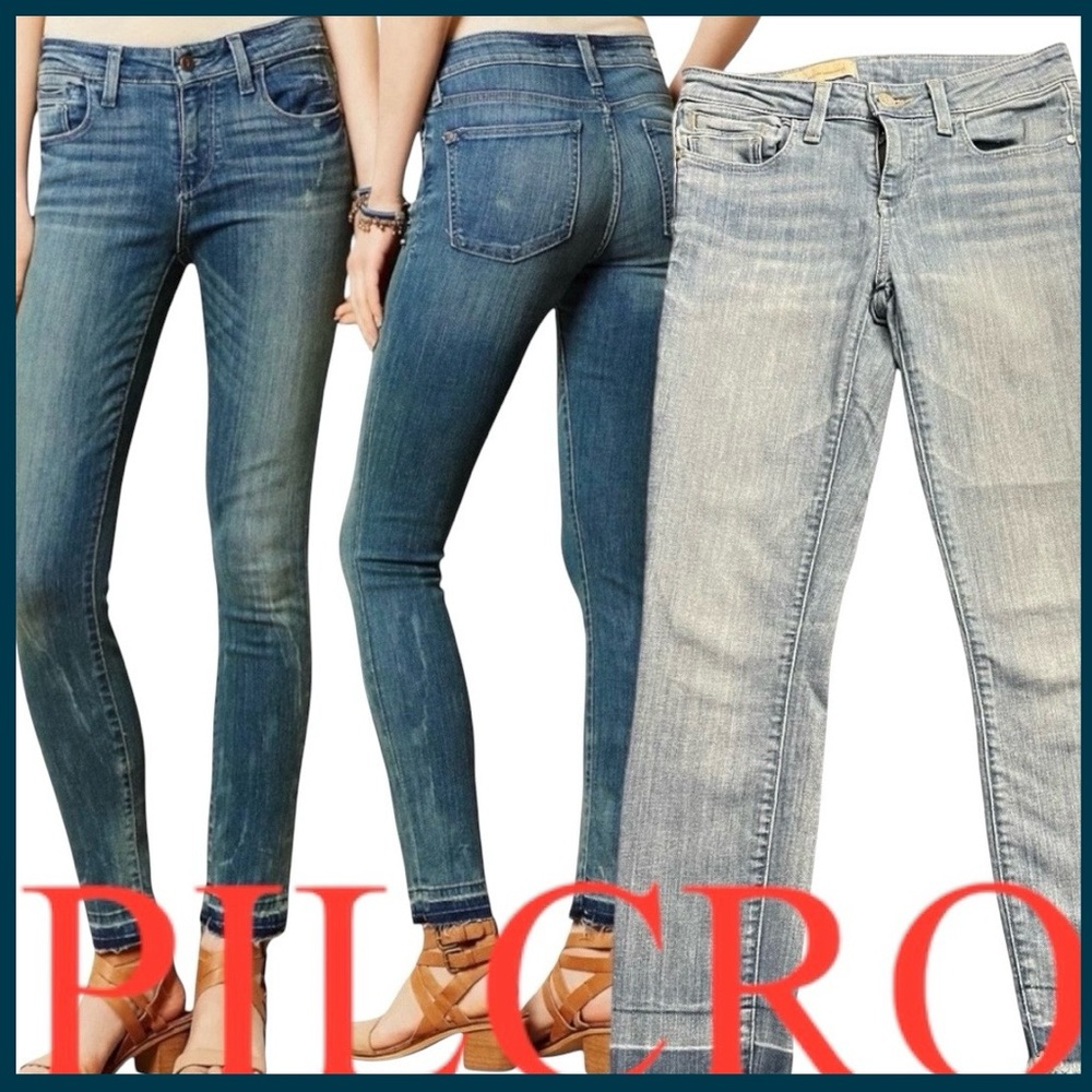 Anthropologie Pilcro Stet Ankle Fray Jeans (26x26)